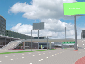 Agzav city ecocity 3D Модель
