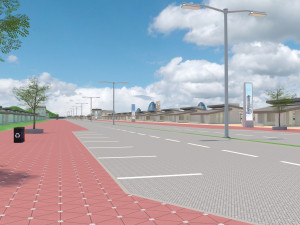 Agzav city ecocity 3D Модель