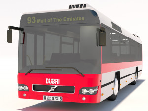 dubai bus Modèle 3D