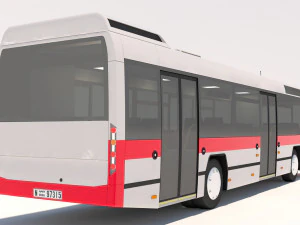 dubai bus 3D Model