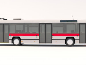 dubai bus 3D Modell