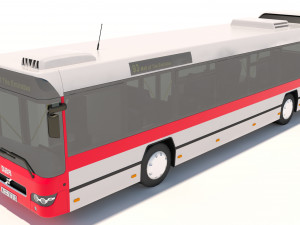 dubai bus 3D Modell