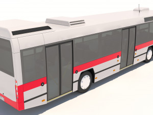 dubai bus 3D Modell