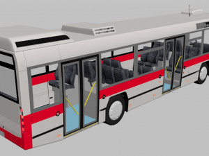 dubai bus 3D Modell
