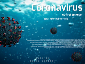 Corona virus 3D Model