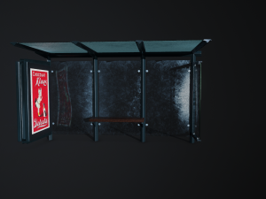 bus stop 3D Model