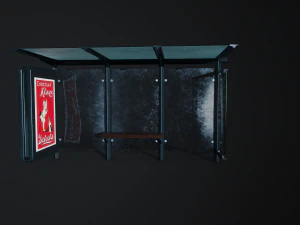 bus stop 3D Model
