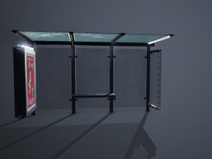 bus stop 3D Model