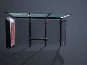 bus stop 3D Model