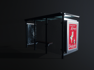 bus stop 3D Model
