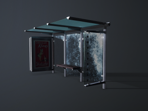 bus stop 3D Model