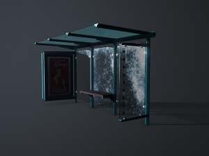 bus stop 3D Model