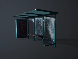 bus stop 3D Model