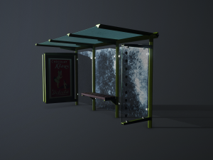 bus stop 3D Model