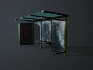 bus stop 3D Model