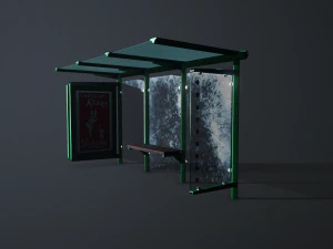 bus stop 3D Model