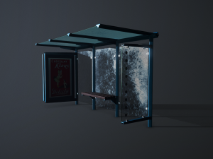 bus stop 3D Model