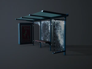 bus stop 3D Model