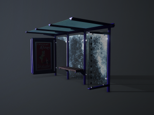 bus stop 3D Model