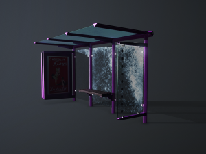 bus stop 3D Model