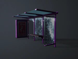 bus stop 3D Model