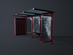 bus stop 3D Model