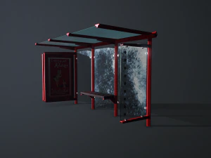 bus stop 3D Model