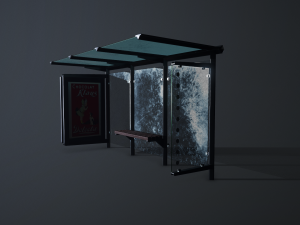 bus stop 3D Model