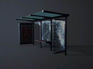 bus stop 3D Model