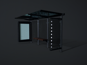 bus stop 3D Model
