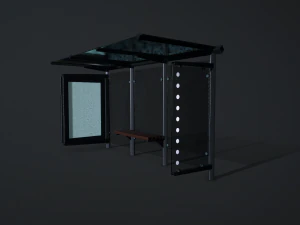 bus stop 3D Model
