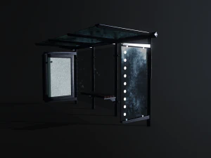 bus stop 3D Model