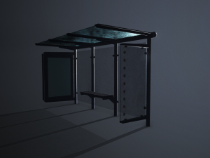 bus stop 3D Model
