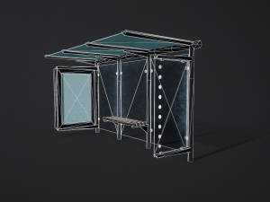 bus stop 3D Model