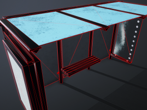 bus stop 3D Model