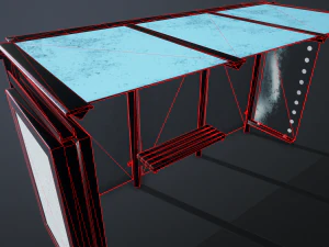 bus stop 3D Model