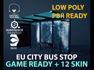 bus stop 3D Model
