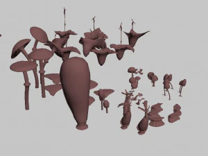 Star wars sci-fi felucia stuff 3D Model