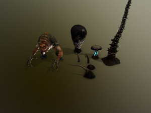 Star wars sci-fi felucia stuff 3D Модель