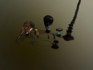Star wars sci-fi felucia stuff 3D Model