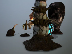 Star wars sci-fi felucia stuff 3D Model