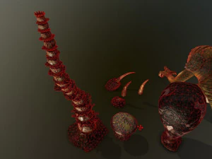 Star wars sci-fi felucia stuff 3D Model