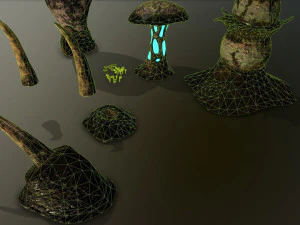 Star wars sci-fi felucia stuff 3D Model