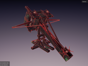 ballista lithobolos stone thrower Model 3D