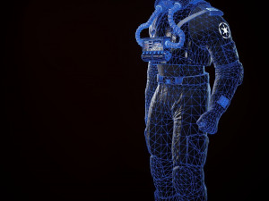 Star wars imperial v-wing pilot 3D Model