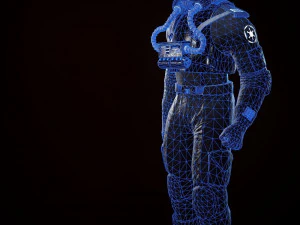 Star wars imperial v-wing pilot 3D Model