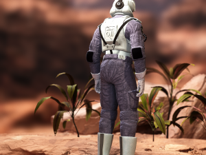 Star wars imperial v-wing pilot 3D Model