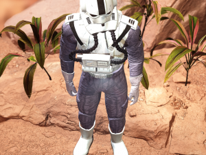 Star wars imperial v-wing pilot 3D Model