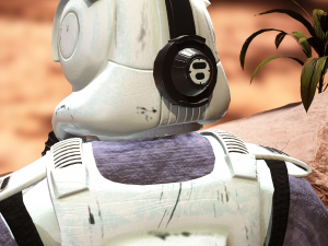 Star wars imperial v-wing pilot 3D Model
