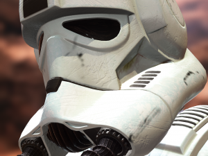 Star wars imperial v-wing pilot 3D Model